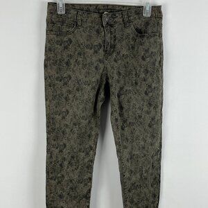 Nitrogen Jeans Jegging Size 30 Gray Paisley Inseam 28in Rise 8.5in Stretch 5Pock